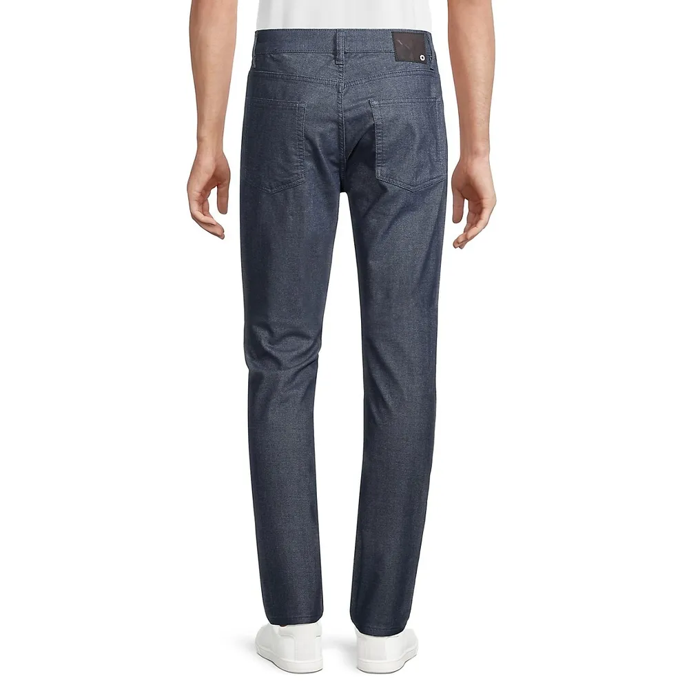 Liam Mid-Rise Tapered-Leg Casual Pants