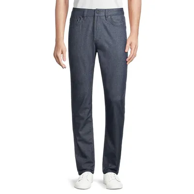 Liam Mid-Rise Tapered-Leg Casual Pants