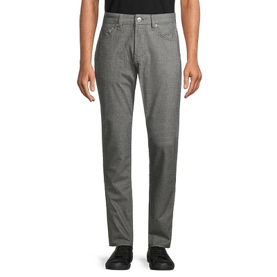 Liam Mid-Rise Tapered-Leg Casual Pants