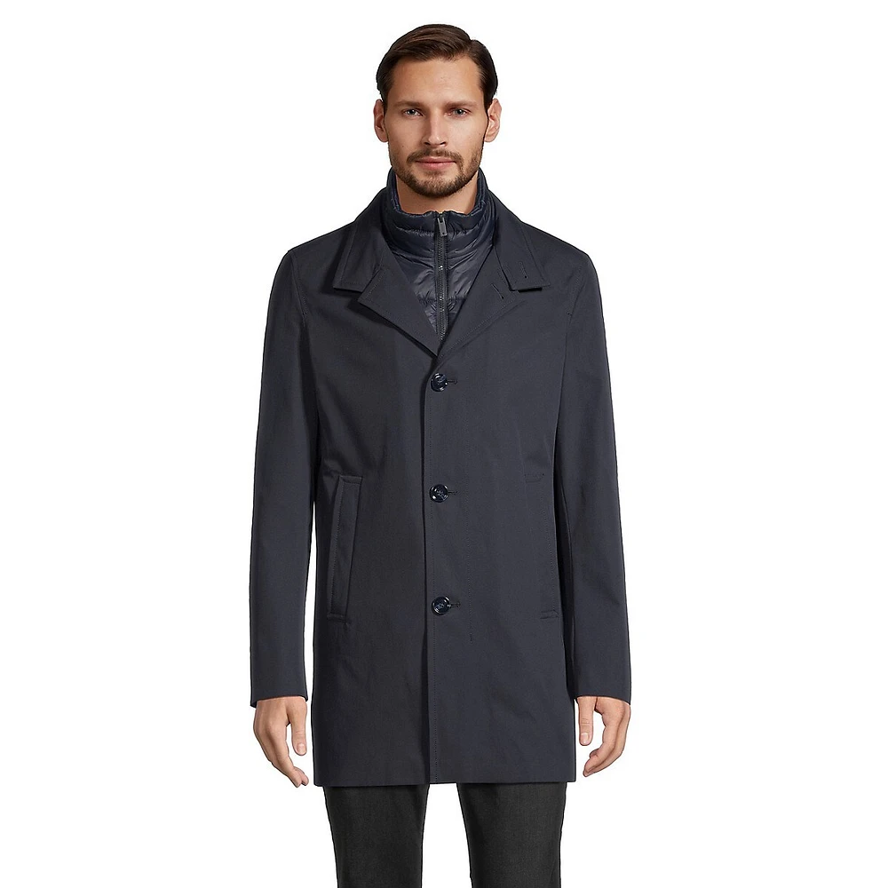 Finlay Slim-Fit Gilet Car Coat