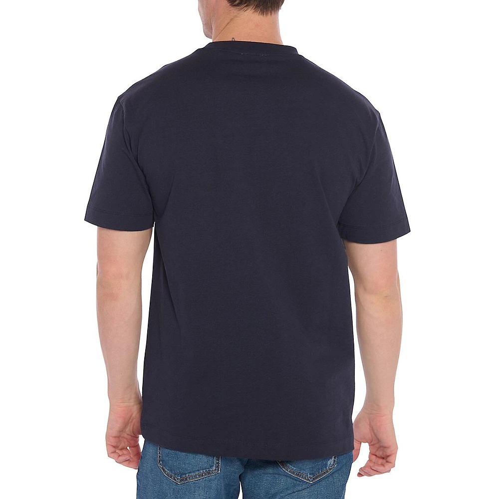 Organic Cotton-Blend Tonal Logo T-Shirt