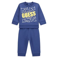 Baby Boy's 2-Piece Organic Cotton Sweatshirt & Jogger Set