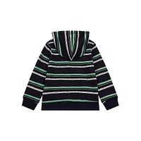 Little Boy's Eco Organic Cotton Printed Long-Sleeve Hooded Top