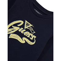 Little Kid's Long-Sleeve Logo T-Shirt