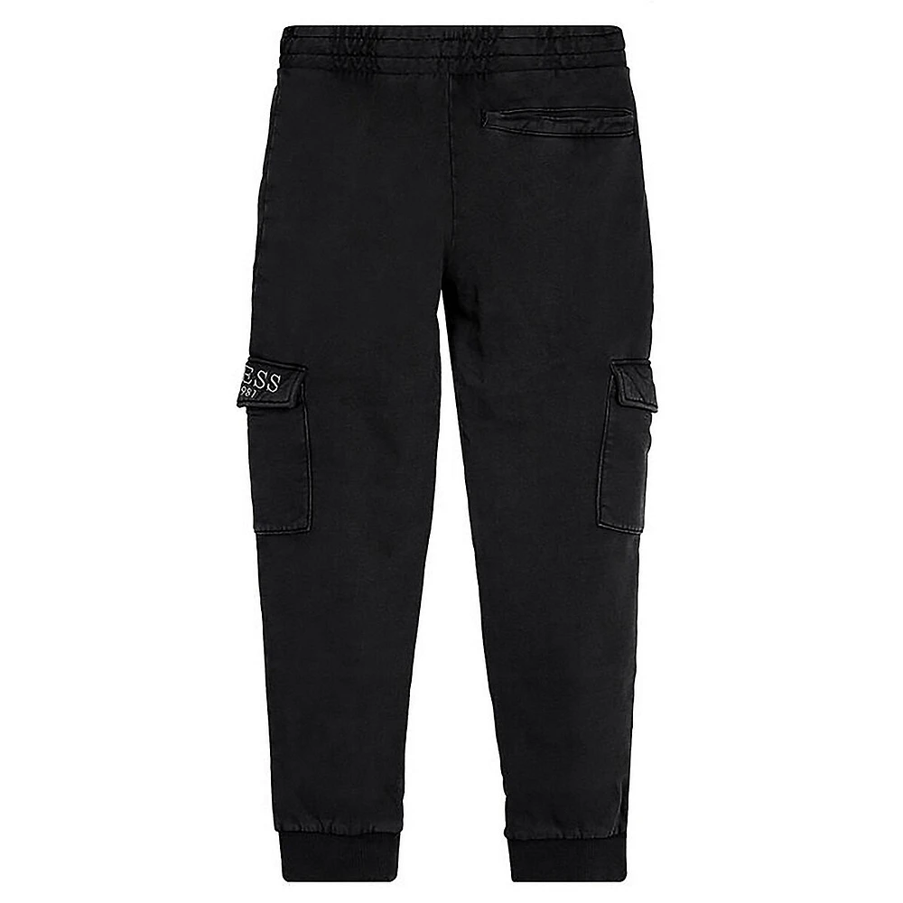 Boy's Fleece Cargo Jogger Pants