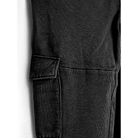 Boy's Fleece Cargo Jogger Pants