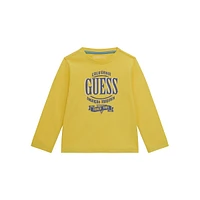 Little Boy's Long-Sleeve Logo T-Shirt