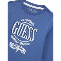 Little Boy's Long-Sleeve Logo T-Shirt