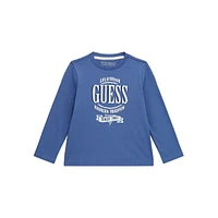 Little Boy's Long-Sleeve Logo T-Shirt