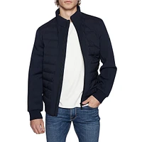 Tech Stretch Quilted Bomber Jacket