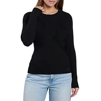 Destiny Roundneck Long-Sleeve Sweater