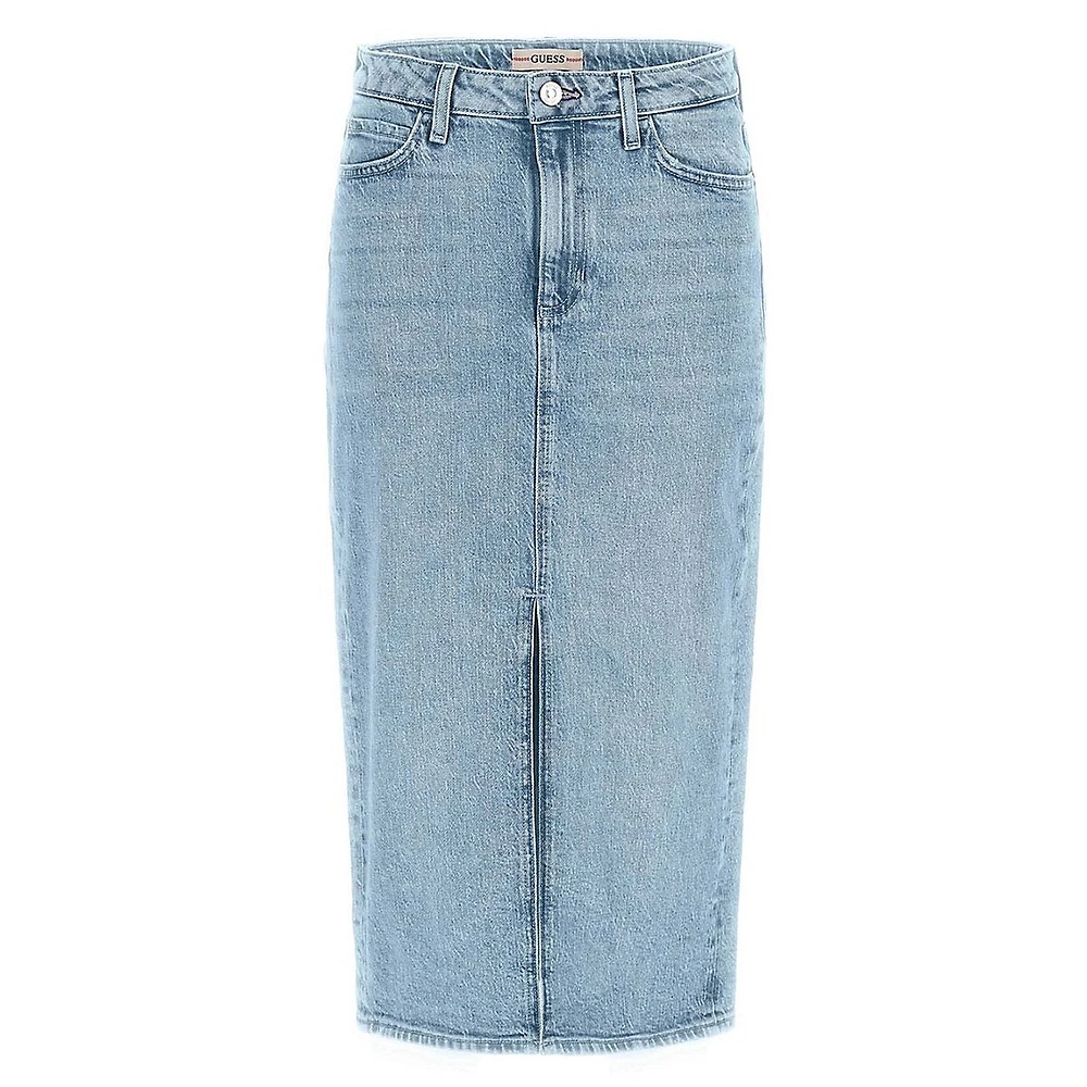 Mila Denim Midi Skirt