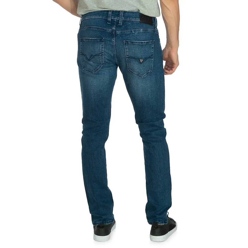 Slim-Fit Tapered Jeans