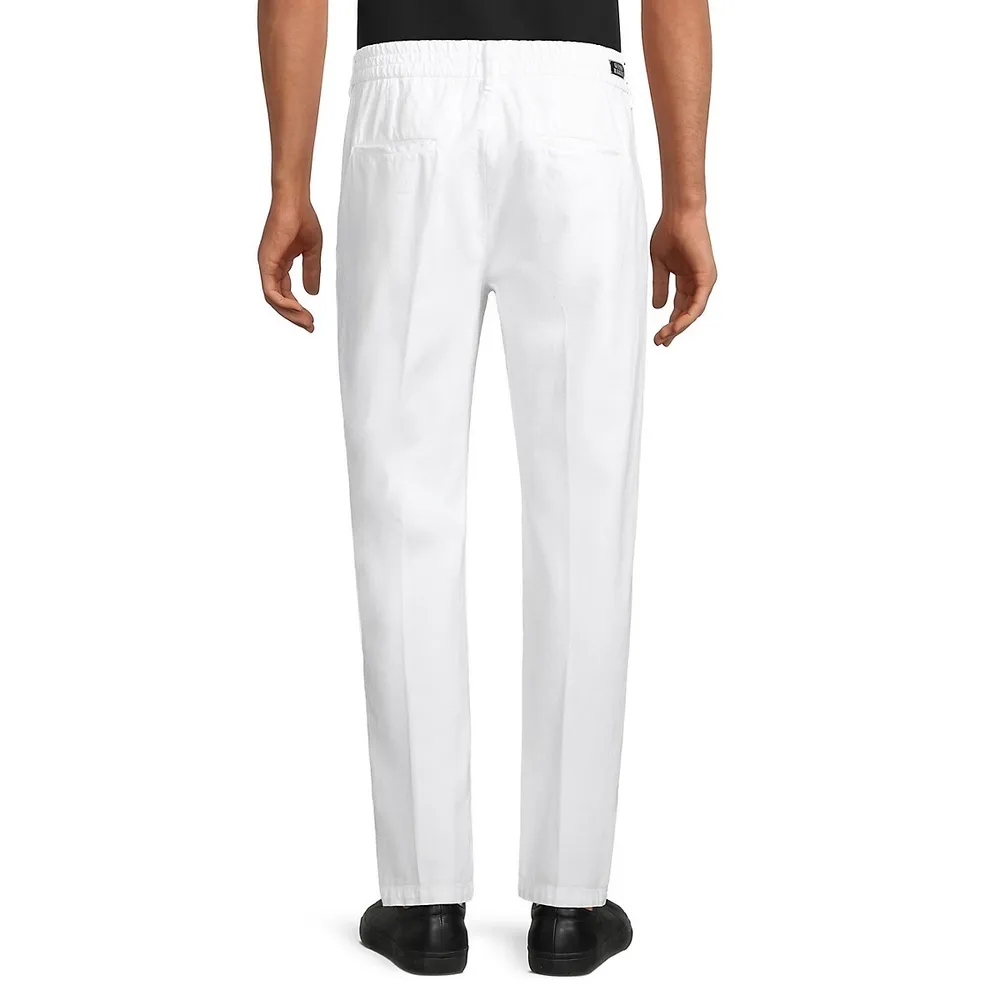 Maltese Textured Pleated Tapered Pants