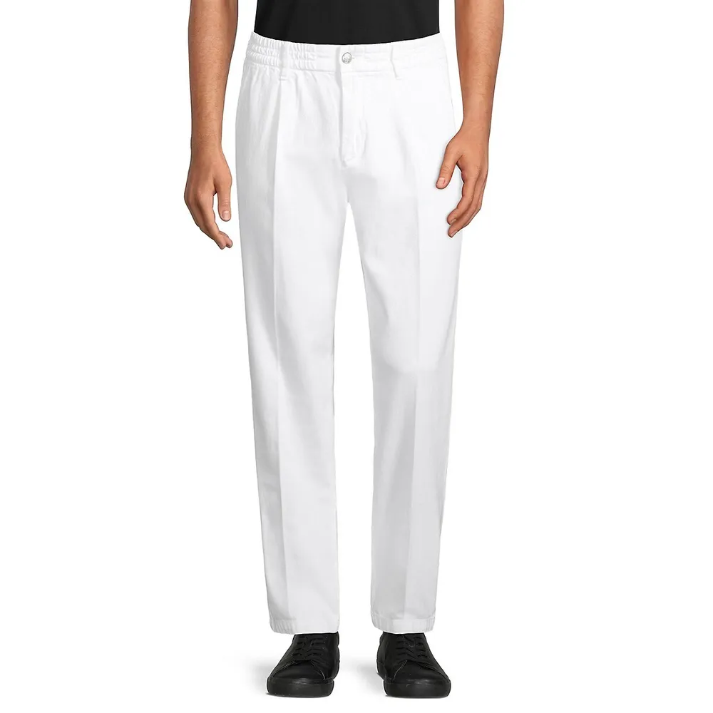 Maltese Textured Pleated Tapered Pants