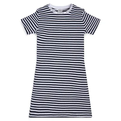 guess t shirt dress striped