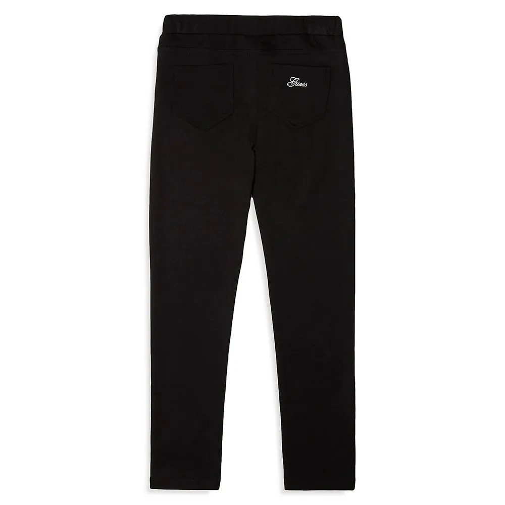 Girl's 5-Pocket Ponte Pants