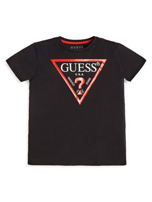 Boy's Short-Sleeve Triangle Logo T-Shirt