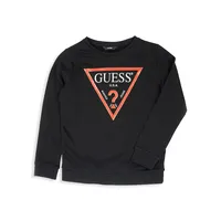 Boy's Logo Cotton Fleece Sweatshirt