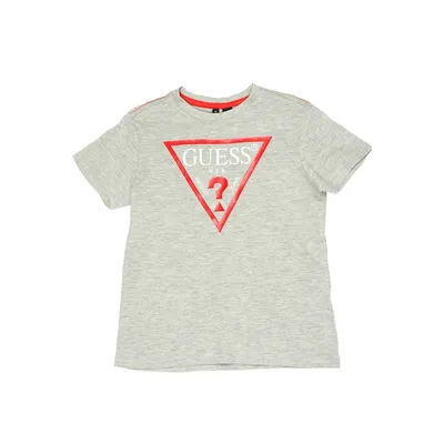 Little Boy's Short-Sleeve Triangle Logo Cotton T-Shirt
