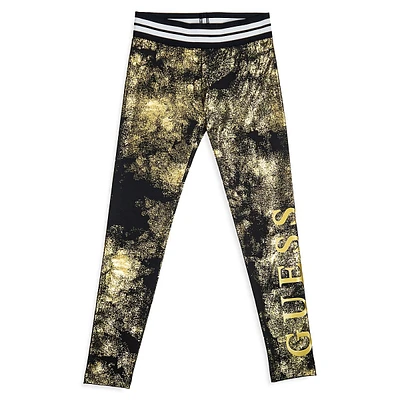 Girl's Allover Print Leggings