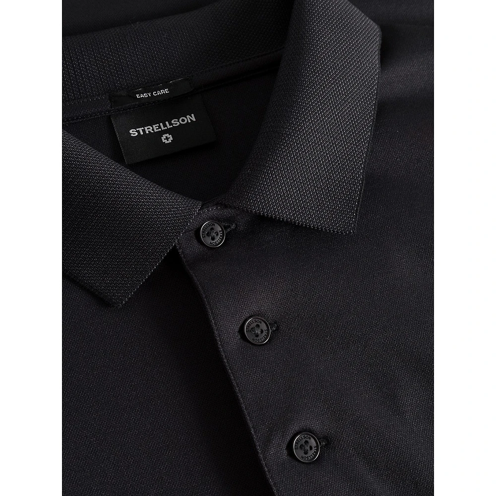 Edgar Long-Sleeve Polo Shirt