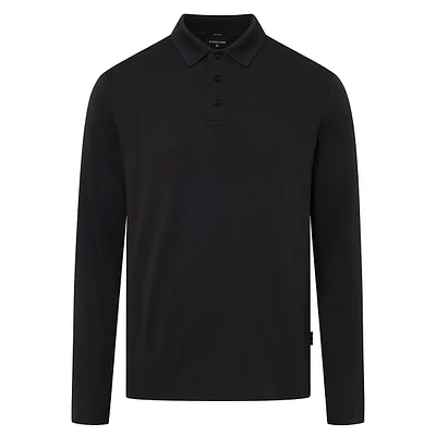 Edgar Long-Sleeve Polo Shirt