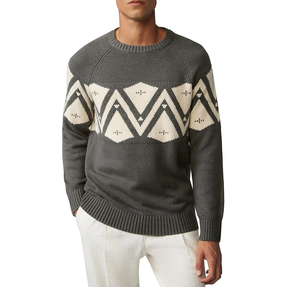 Tito Slim-Fit Fair Isle Sweater