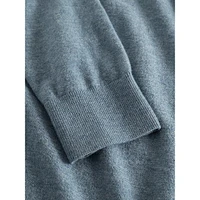 Luka Wool-Blend Mockneck Placket Sweater