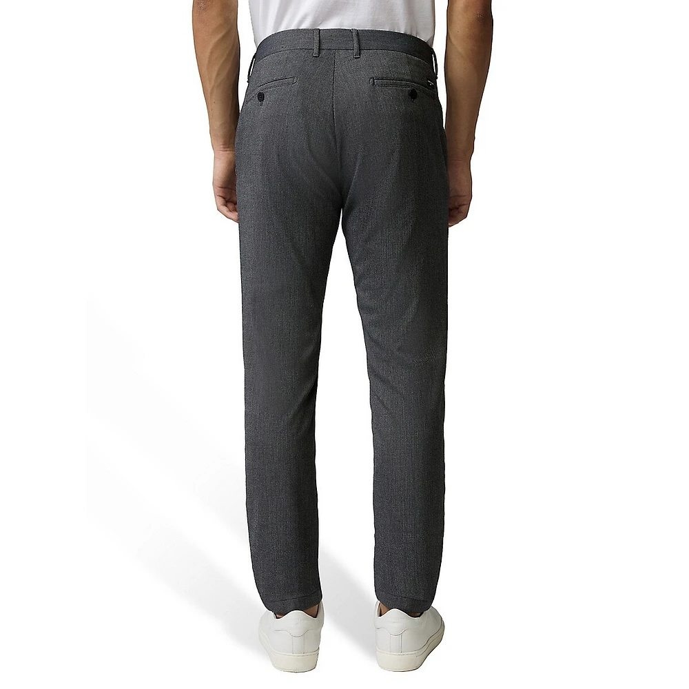 Code Slim-Fit Flat-Front Pants