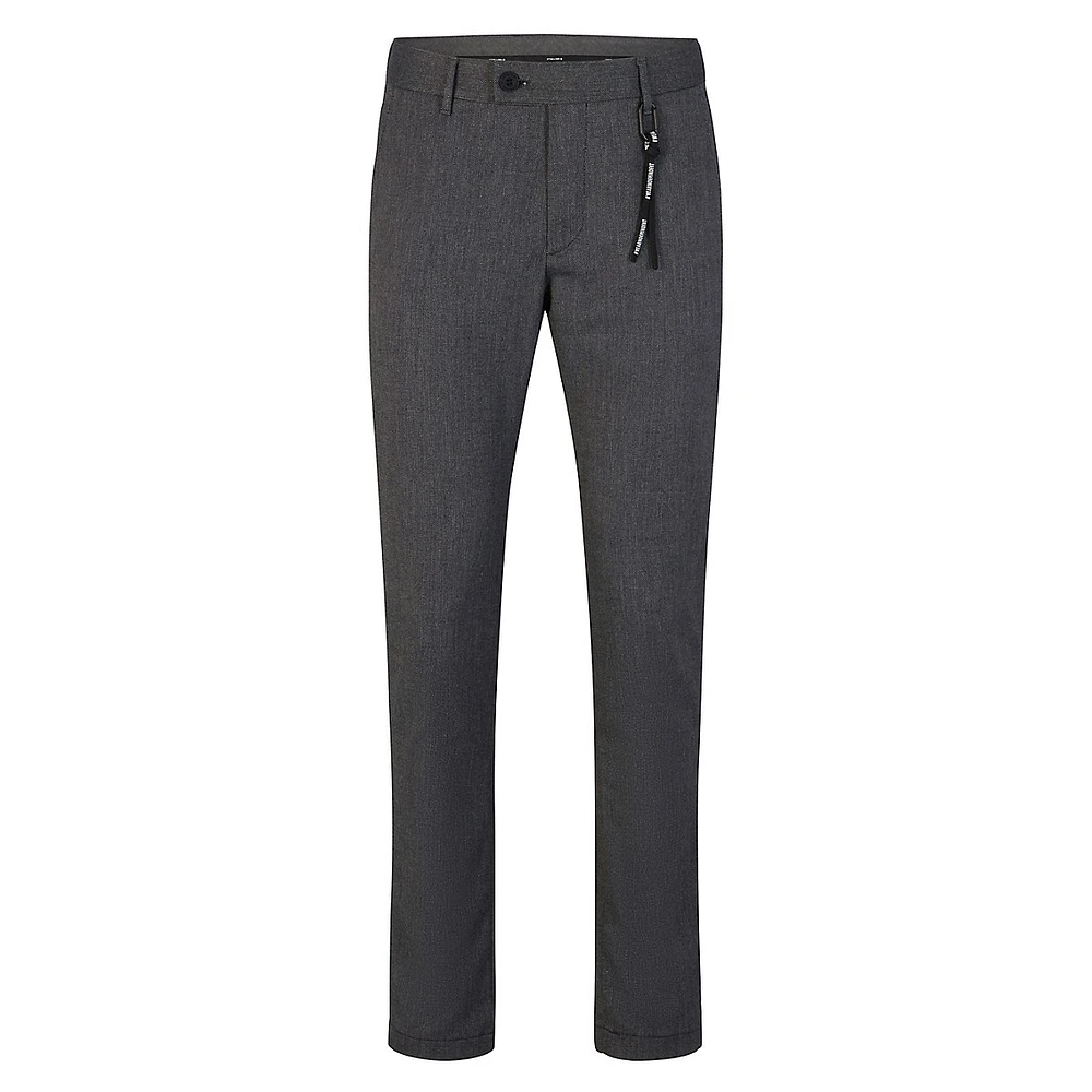 Code Slim-Fit Flat-Front Pants