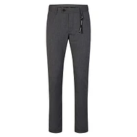 Code Slim-Fit Flat-Front Pants