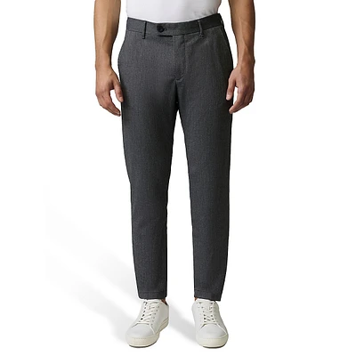 Code Slim-Fit Flat-Front Pants