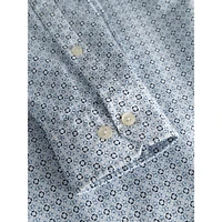 Stan Slim-Fit Geo-Print Casual Shirt