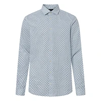 Stan Slim-Fit Geo-Print Casual Shirt