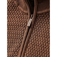 Adrian Textured Knit Organic Cotton Sweater