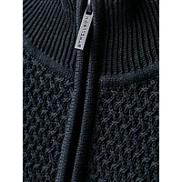 Adrian Textured Knit Organic Cotton Sweater