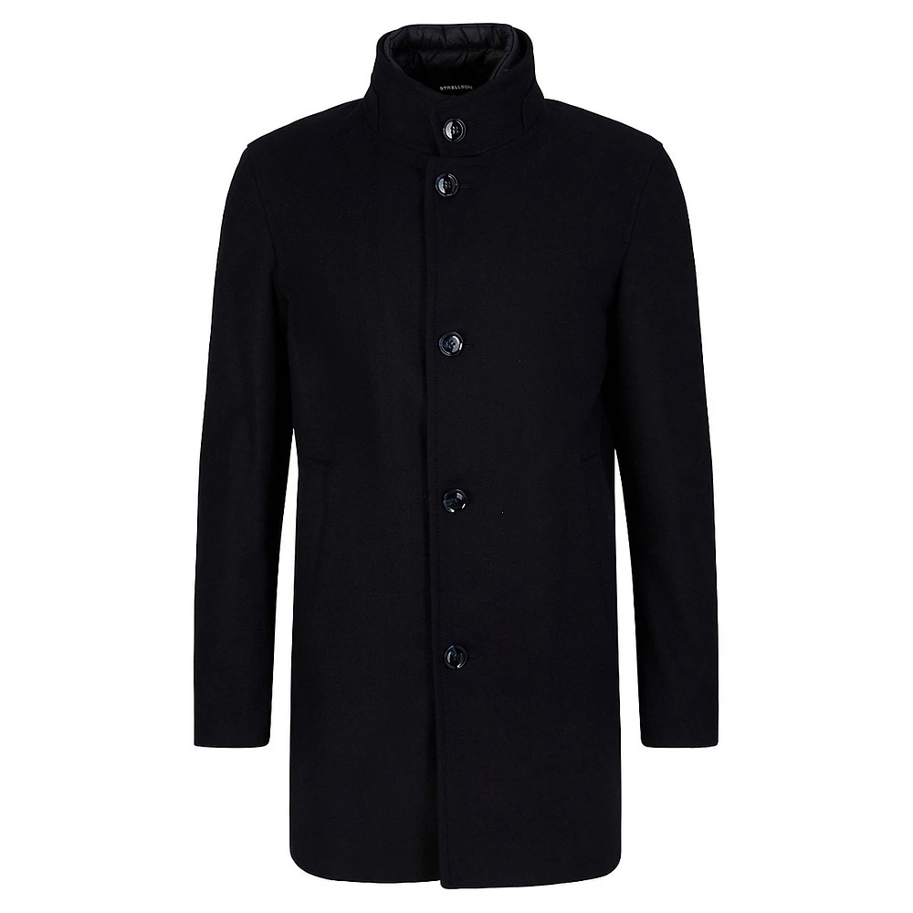 Finlay Buttoned Gilet Overcoat