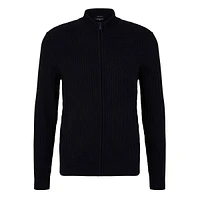 Kito-J Slim-Fit Organic Cotton Mockneck Zip Sweater