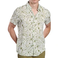 Chemise à manches courtes en rayonne Ecovero, coupe ajustée