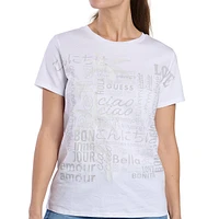 Bella Palm Easy-Fit Organic Cotton T-Shirt