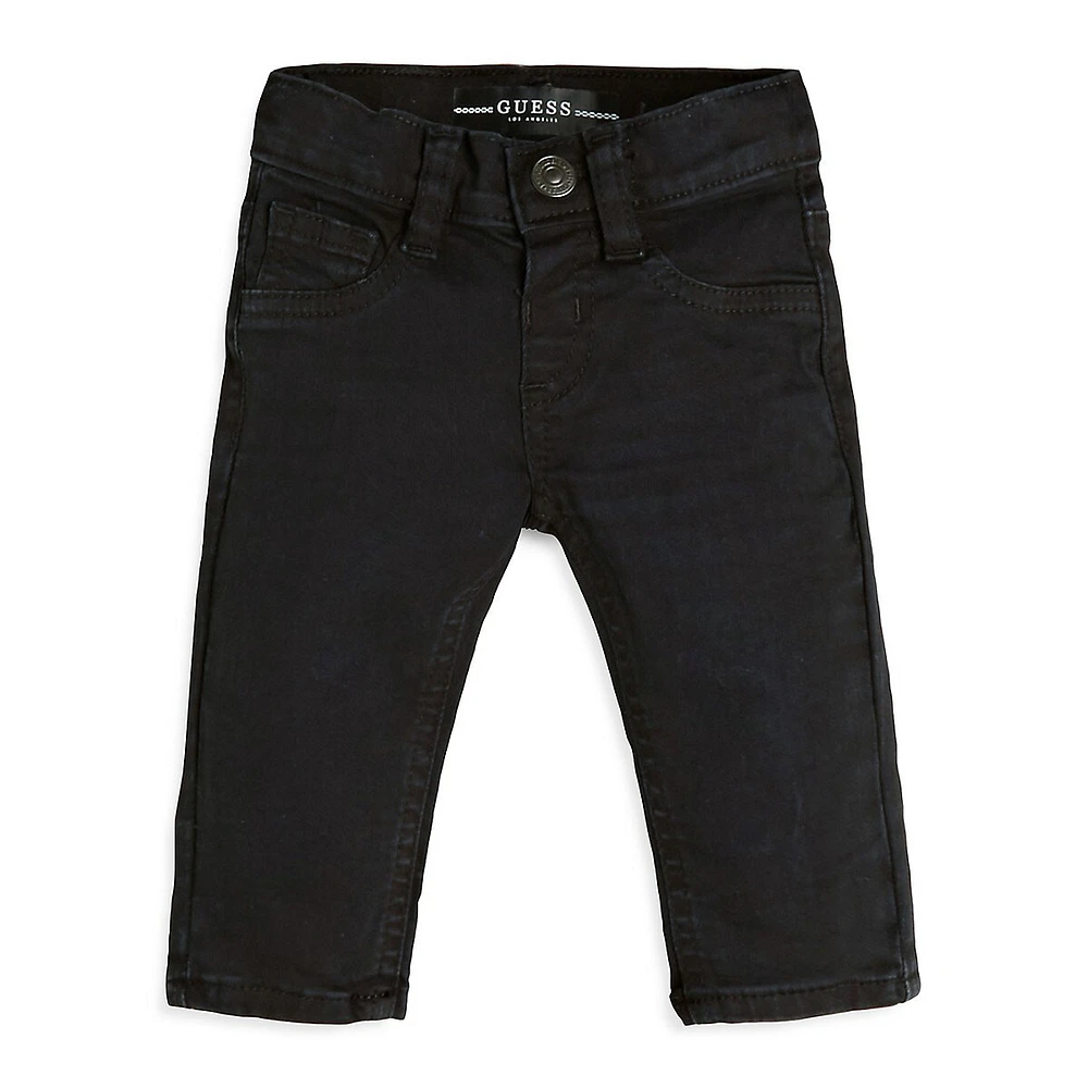 Little Boy's Cotton-Blend Solid Jeans