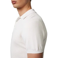 Vincent Textured Knit Polo Shirt