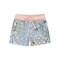 Little Girl's Guess Eco Organic Cotton Printed Shorts