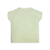 Little Girl's Guess Eco Organic Cotton-Blend Sequin Logo T-Shirt