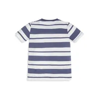 Boy's Organic Cotton Striped T-Shirt