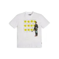 Girl's Originals Banksy Collection Smiley Face Poster T-Shirt