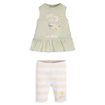 Baby Girl's 2-Piece Chilling Day Tunic Set