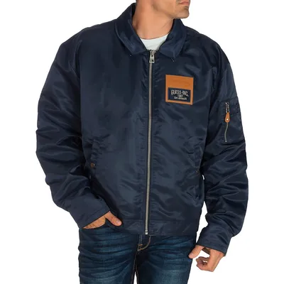 Ace Satin Bomber Jacket