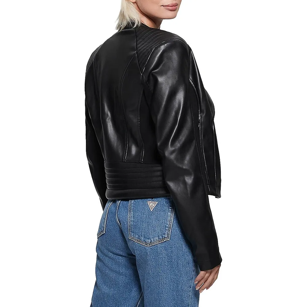 Fiammetta Vegan-Leather Jacket